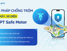 Giải pháp chống trộm xe máy xe điện VNPT Safe Motor