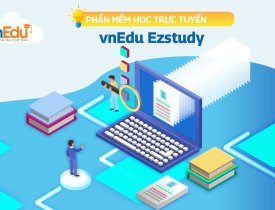 Phần mềm học trực tuyến vnEdu Ezstudy